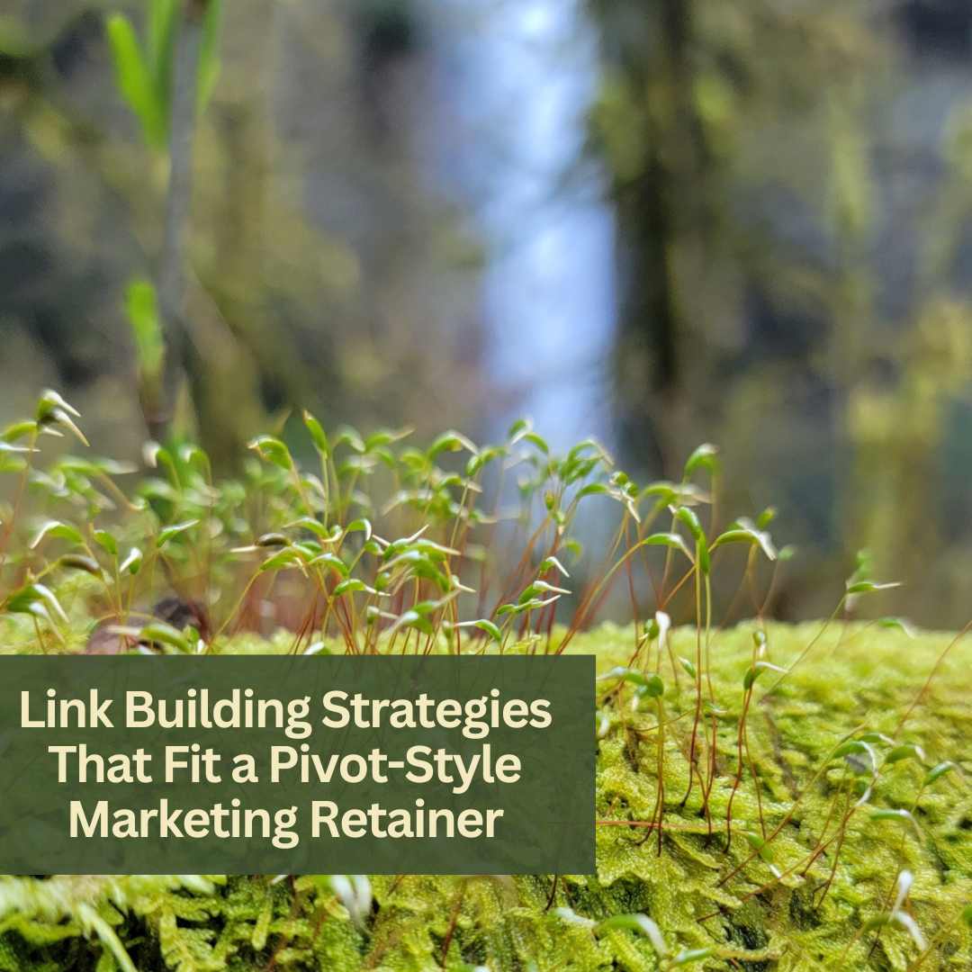 Link Building Strategies That Fit a Pivot-Style Marketing Retainer