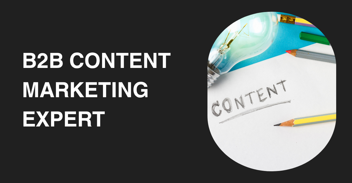 B2B content marketing expert